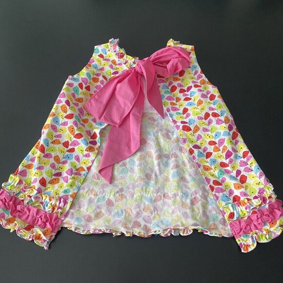 Le' Za Me Open Back Bow Top With Capri Pants - Picture 5 of 12